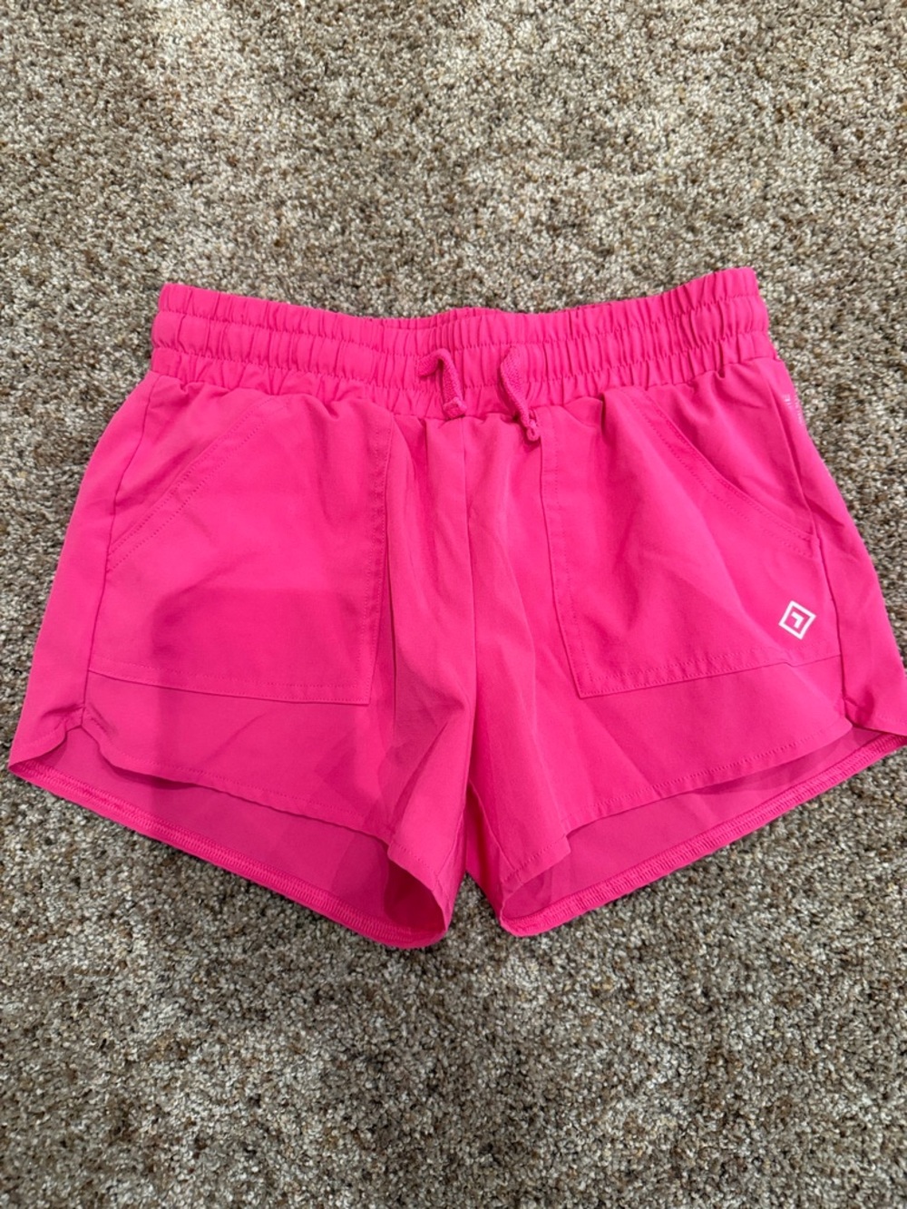abercrombie kids Hot Pink Elastic-Waist Sport Shorts
